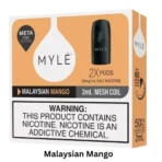 MYLÉ V5 Meta Pods Malaysian Mango featuring sweet tropical mango taste