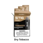 VGOD STIG Dry Tobacco disposable vape with classic tobacco flavor