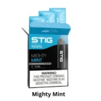 VGOD STIG Mighty Mint disposable vape with cool spearmint flavor