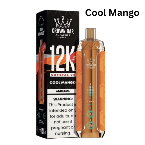 Al Fakher Crown Bar Crystal V2 Cool Mango flavor