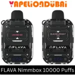 FLAVA Nimmbox 10000 Puffs 30mg rechargeable disposable vape with LED display