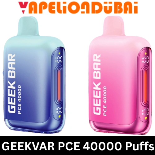 GEEK BAR PCE 40000 Puffs 50MG disposable vape in Dubai GEEK BAR PCE 40000 Puffs disposable vape with two vaping modes and adjustable cooling