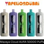 Mazaya Cloud AURA 50000 Puffs with adjustable airflow and crystal display
