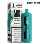 Mazaya Cloud AURA 50000 Puffs Gum With Mint Mix flavor