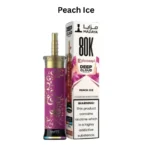 Mazaya E-Hookah Deep Cloud 80000 Puffs in Peach Ice flavor