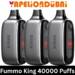 FUMMO King 40000 Puffs disposable vape with 650mAh rechargeable battery and adjustable airflow